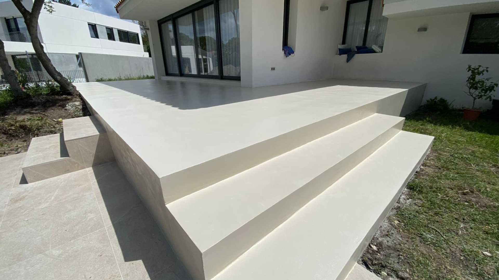 microcemento para escaleras